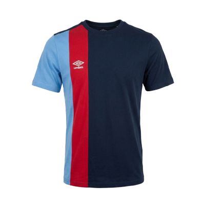 T-SHIRTS UMBRO ORIGINAL HOMME BLEU COTON